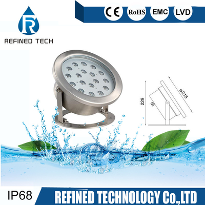 작은 분수 IP68 수영장 스포트라이트 수면하에 있는 AC DC 12V